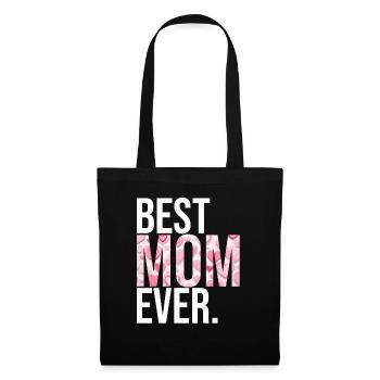 Maman cadeau fête des mères anniversaire maman - Sac en tissu - noir - Devant