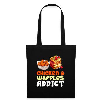 Chicken and Waffles Fried Chicken Wings Lover - Tote Bag - black - Front