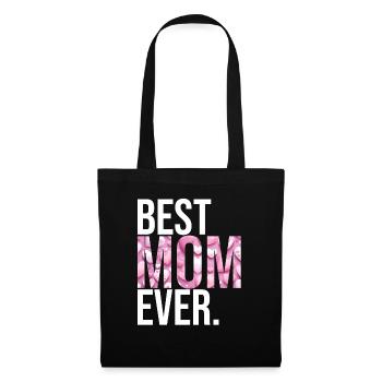Maman cadeau fête des mères anniversaire maman - Sac en tissu - noir - Devant