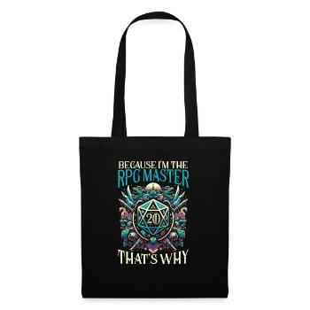 Role Playing Game RPG Master Video Game Gamer - Tote Bag - black - Front