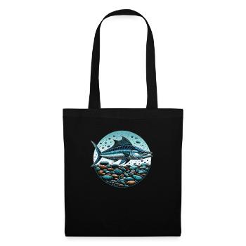 Wahoo Fish Catcher Fisher Pêcheur Pêche - Sac en tissu - noir - Devant