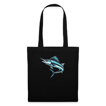 Wahoo Fish Catcher Fisher Pêcheur Pêche - Sac en tissu - noir - Devant