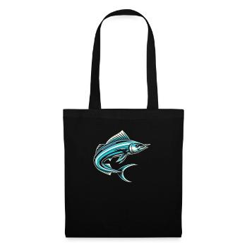 Wahoo Fish Catcher Fisher Pêcheur Pêche - Sac en tissu - noir - Devant