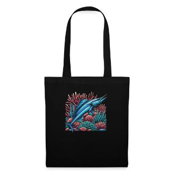 Wahoo Fish Catcher Fisher Pêcheur Pêche - Sac en tissu - noir - Devant