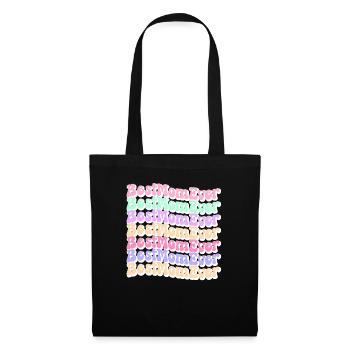 Maman cadeau fête des mères anniversaire maman - Sac en tissu - noir - Devant