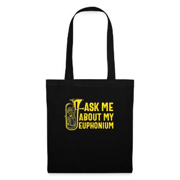 Funny Euphonium Player For Men Women Euphonist - Tote Bag - black - Front