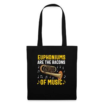 Funny Euphonium Player For Men Women Euphonist - Tote Bag - black - Front