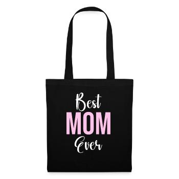 Maman cadeau fête des mères anniversaire maman - Sac en tissu - noir - Devant