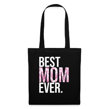 Maman cadeau fête des mères anniversaire maman - Sac en tissu - noir - Devant