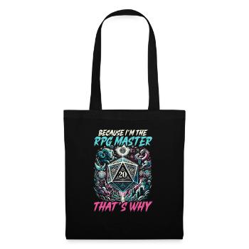 Role Playing Game RPG Master Video Game Gamer - Tote Bag - black - Front