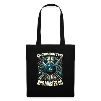 Role Playing Game RPG Master Video Game Gamer - Tote Bag - black - Front