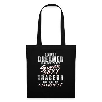 Super Sexy Traceur Parkour Cadeau Parkour Runner - Sac en tissu - noir - Devant