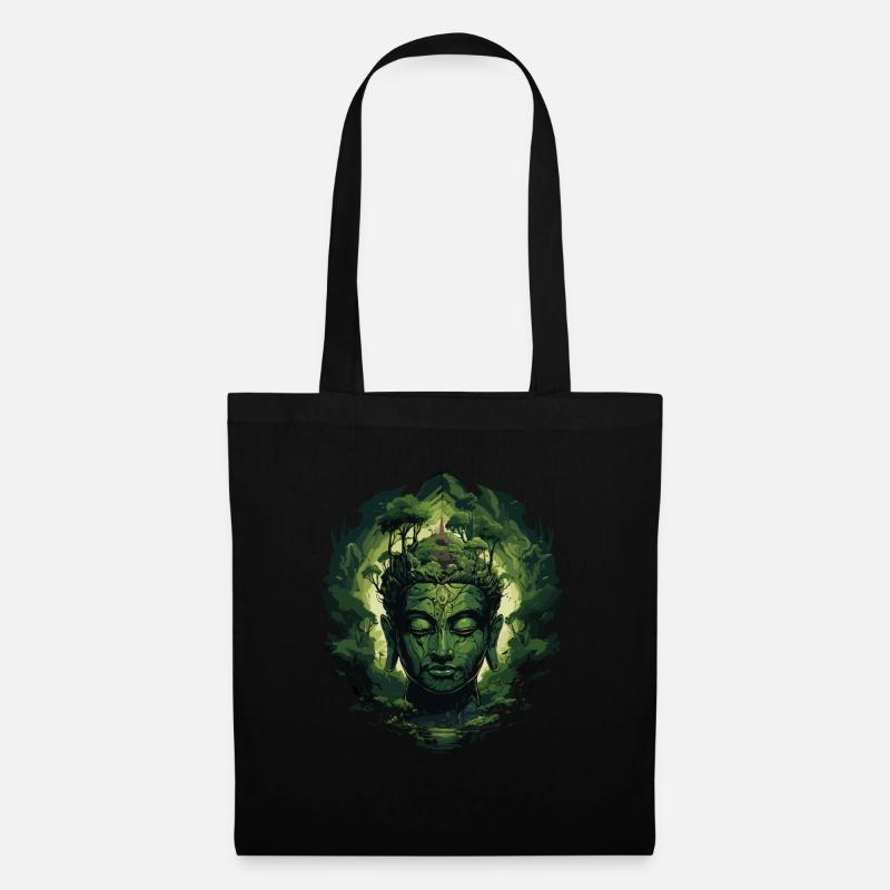 Buddhismus Yoga Buddhist Zen Meditation Buddha - Stoffbeutel - Schwarz