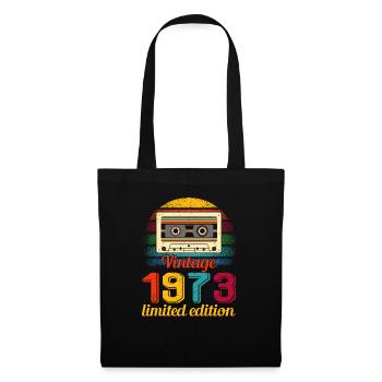 Vintage 1973 Limited Edition 51 anniversaire Surprise - Sac en tissu - noir - Devant