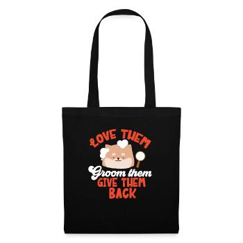 Dog Salon Dogs Hairdresser - Tote Bag - black - Front