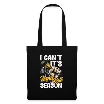 Choral Musical Instrument Hand Bell - Tote Bag - black - Front