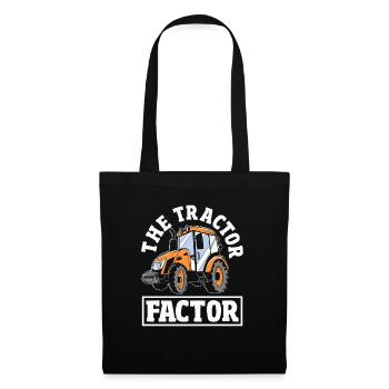 Le facteur tracteur - Sac en tissu - noir - Devant