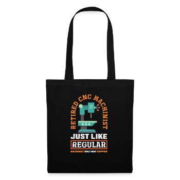 Machiniste CNC drôle - Sac en tissu - noir - Devant