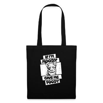 Australischer Rinderhund Witzig - Stoffbeutel - Schwarz - Vorne