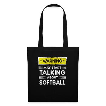 Talking about Softball funny - Tote Bag - black - Front