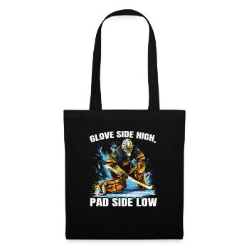 Ice Hockey Goalie Goaltender Keeper Goalkeeper - Tote Bag - black - Front