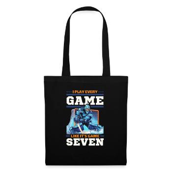 Ice Hockey Goalie Goaltender Keeper Goalkeeper - Tote Bag - black - Front