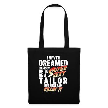 Super Sexy Tailor Seamstress Gift - Tote Bag - black - Front