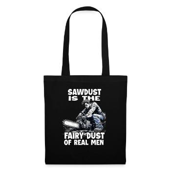 T-shirt amusant de bûcheron pour les forestiers - Sac en tissu - noir - Devant