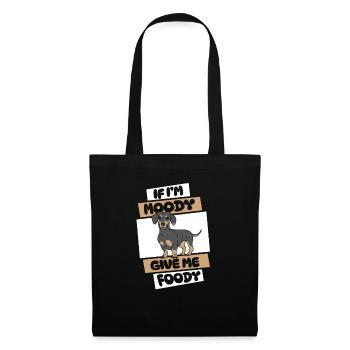 Dachshund Dachshund Funny - Tote Bag - black - Front