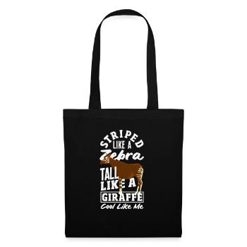 Funny zookeeper okapi lover - Tote Bag - black - Front
