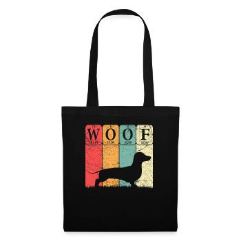 Dachshund Dog Periodic Table Elements Dog Lover - Tote Bag - black - Front