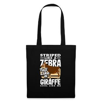 Funny zookeeper okapi lover - Tote Bag - black - Front