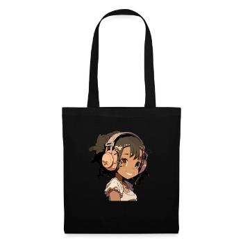 K-Pop Anime African American Kpop Music - Tote Bag - black - Front