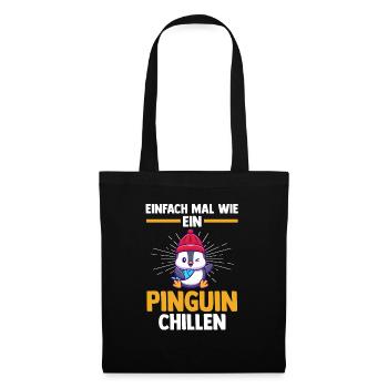 Cute Penguin - Tote Bag - black - Front