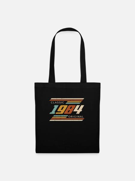 Classic 1984 Original Vintage Birthday 1984 - Tote Bag - black
