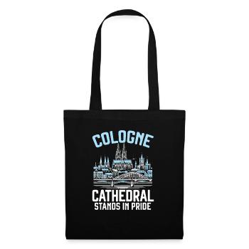 Cologne Allemagne Voyage Vacances J’aime Cologne - Sac en tissu - noir - Devant