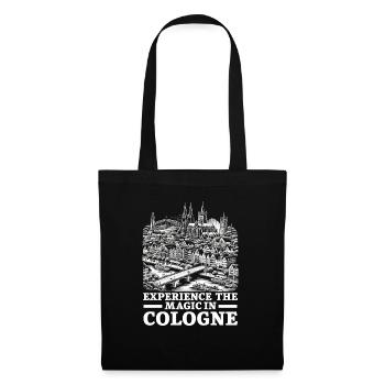 Cologne Allemagne Voyage Vacances J’aime Cologne - Sac en tissu - noir - Devant