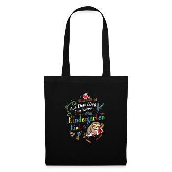Out of the way: Here comes a kindergartner - Tote Bag - black - Front