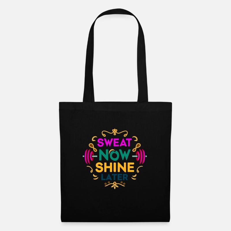 GYM TSHIRT - Tote Bag - black