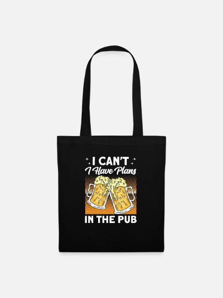Crawled Pub Crawl Alcohol Drinking - Stoffbeutel - Schwarz