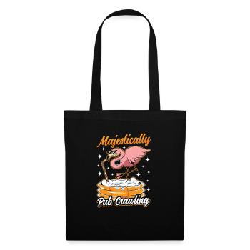 Crawled Pub Crawl Alcohol Drinking - Stoffbeutel - Schwarz - Vorne