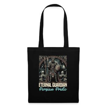 Immortel persan Empire achéménide Guerrier perse - Sac en tissu - noir - Devant