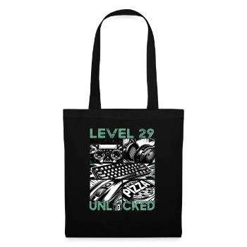 Birthday Level 29 Unlocked Gaming & Gamblers - Tote Bag - black - Front