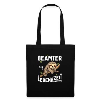 Sloth Civil Servant for Life - Tote Bag - black - Front