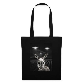Funny ass selfie in front of UFOs Asses UFO - Tote Bag - black - Front