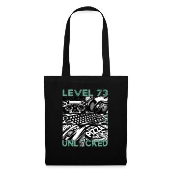 Birthday Level 73 Unlocked Gaming & Gamblers - Tote Bag - black - Front