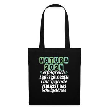 Matura Young Girls Women and Men Matura 2024 - Tote Bag - black - Front