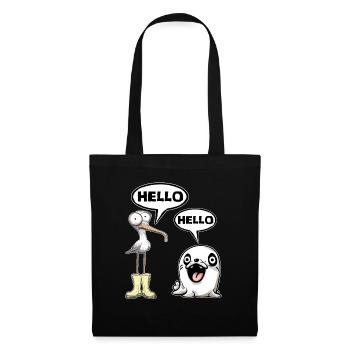 Hello Servus Morning - Tote Bag - black - Front