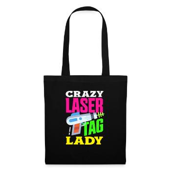 Indoor-laser-tag-party-outfit lasertag - Stoffbeutel - Schwarz - Vorne