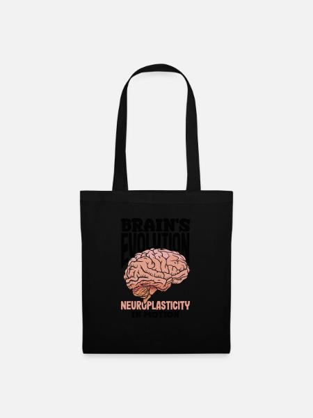 Unlock Your Brain's Potential Neuroplasticity - Stoffbeutel - Schwarz